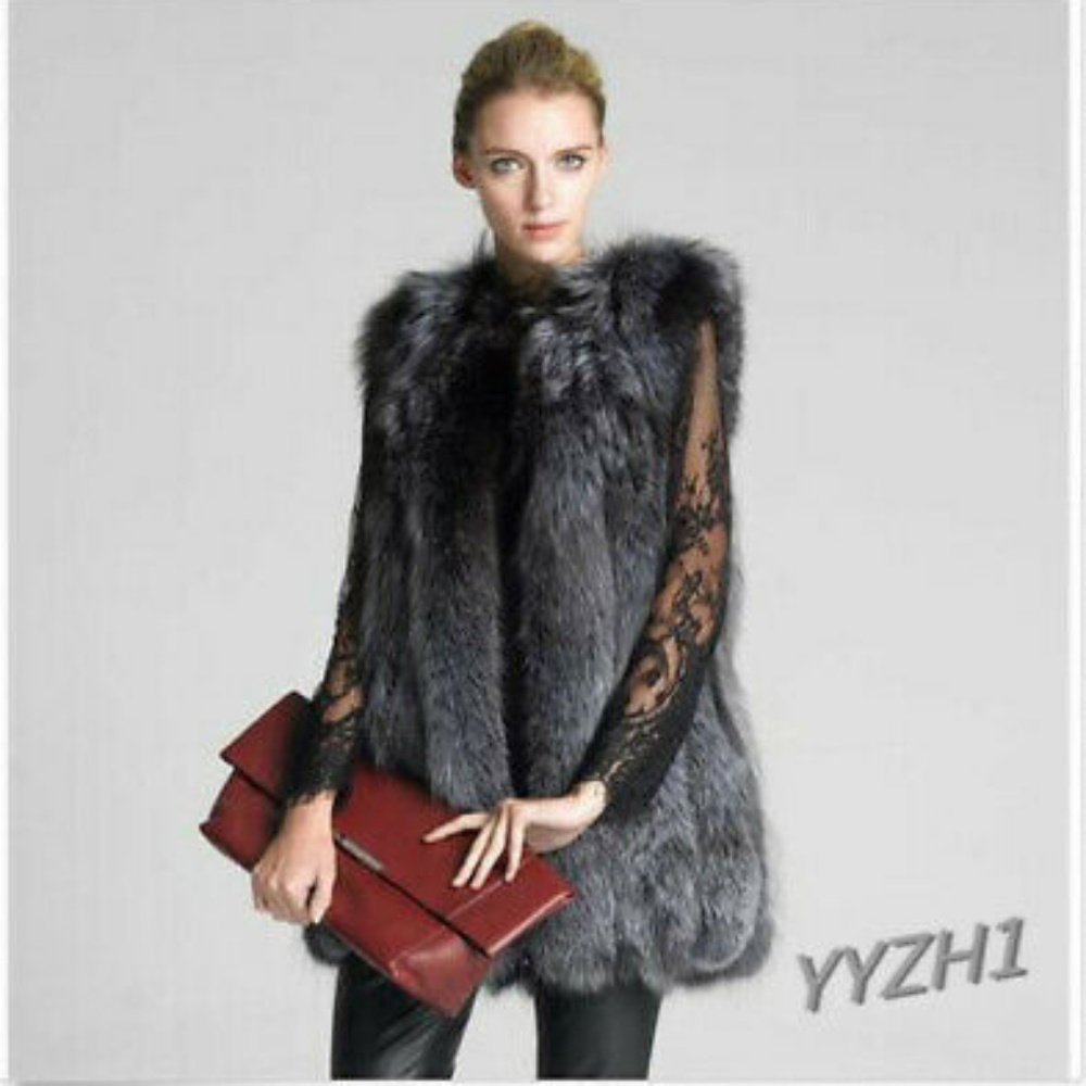 Faux Fox Fur Vest